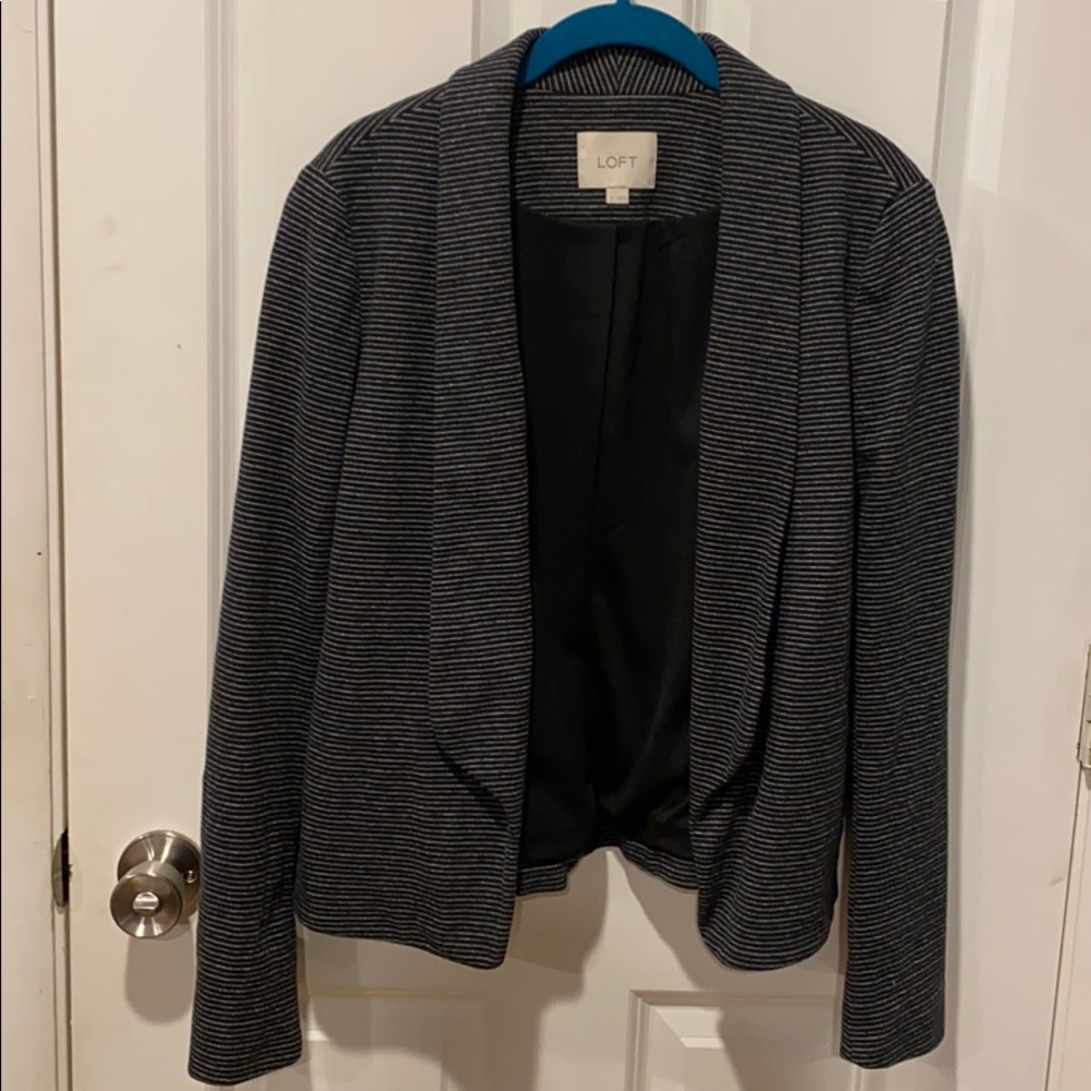 Ann Taylor LOFT Classic Striped blazer